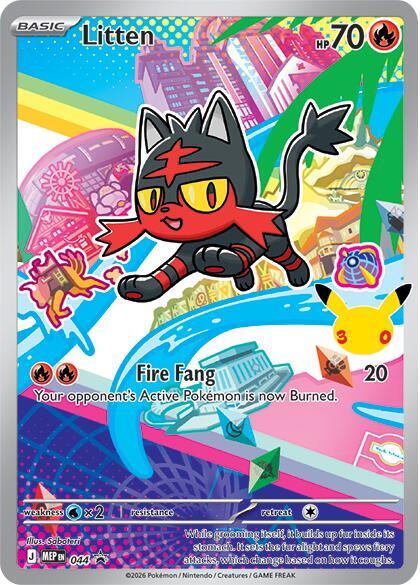 Litten - #MEP044 - Pokémon Mega Evolution - Promo