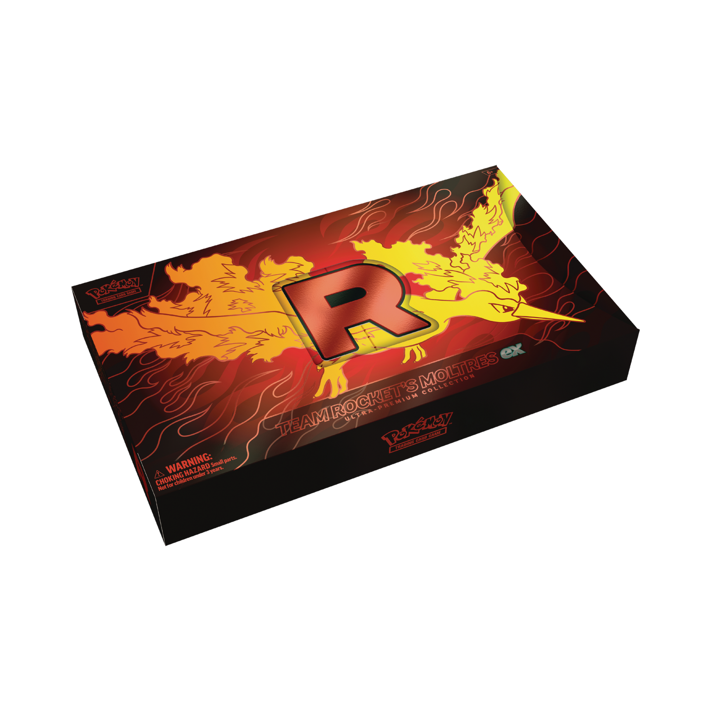 Team Rocket’s Moltres ex Ultra-Premium Collection Pokémon TCG samlarbox