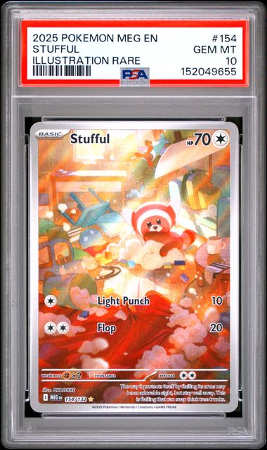 Stufful - #150 PSA 10 - Pokémon Mega Evolution: Base